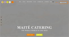Desktop Screenshot of maitecatering.com